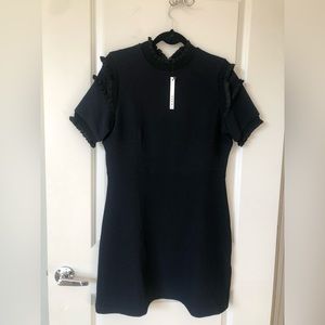 Black and Blue Caara Dress